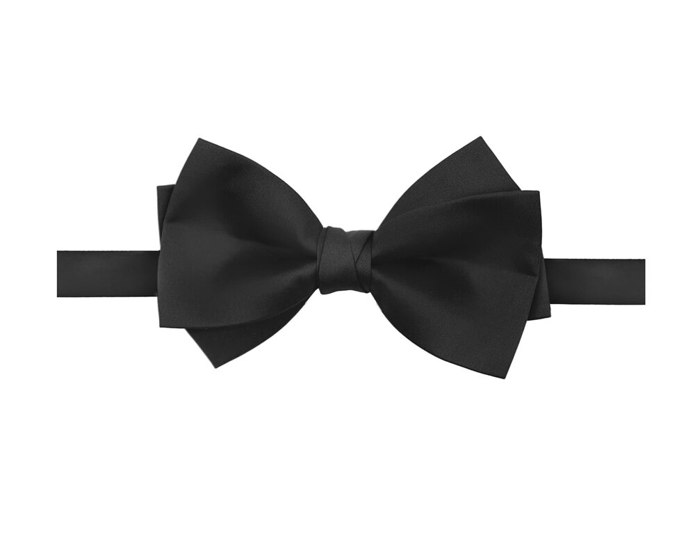 3873 Accessory Double Layers Classic Adjustable Pre-Tied Bow Tie Suit